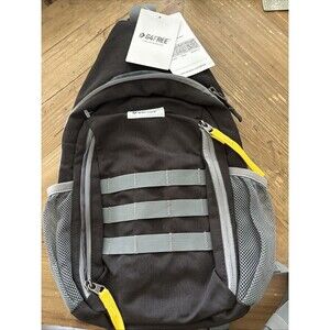 G4Free Sling Bag Shoulder Backpack Small Crossbody Chest Gray Unisex Mens Nylon